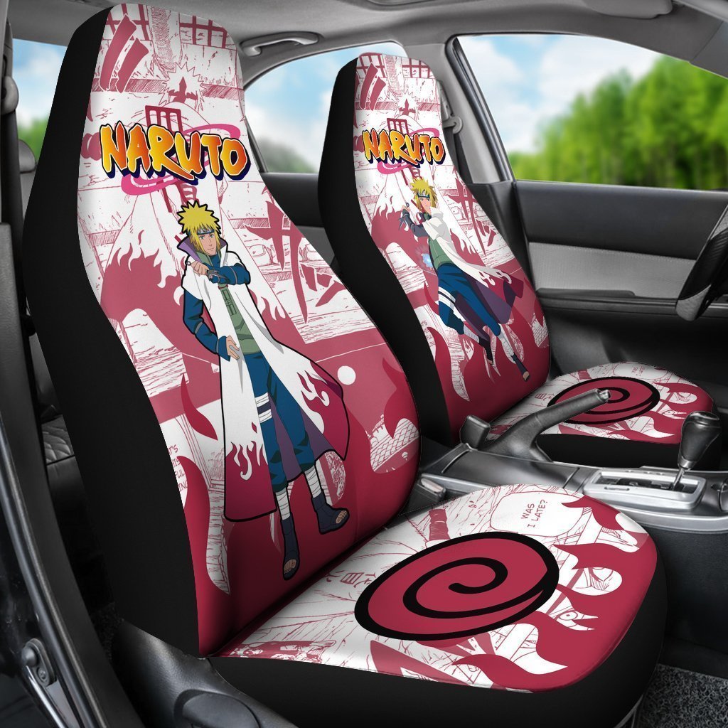 Uzumaki Minato Car Seat Covers Custom Anime Car Accessories - Gearcarcover - 3