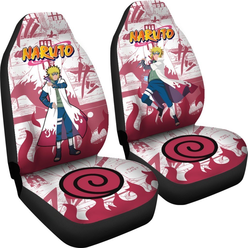 Uzumaki Minato Car Seat Covers Custom Anime Car Accessories - Gearcarcover - 4