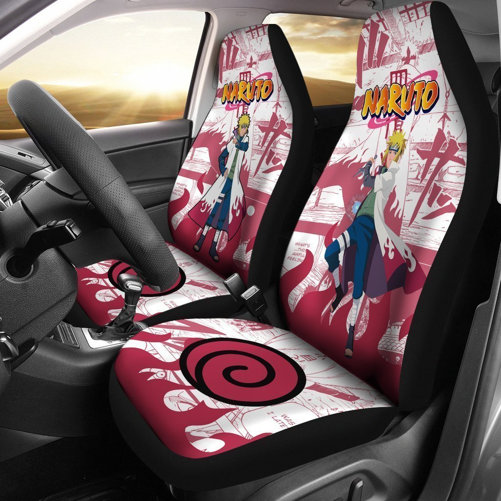 Uzumaki Minato Car Seat Covers Custom Anime Car Accessories - Gearcarcover - 1