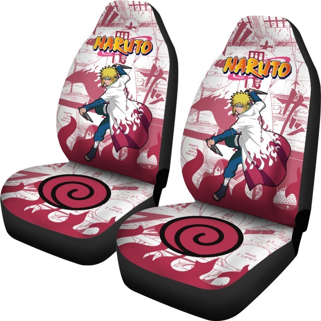 Uzumaki Minato Jutsu Car Seat Covers Custom Anime Car Accessories - Gearcarcover - 2