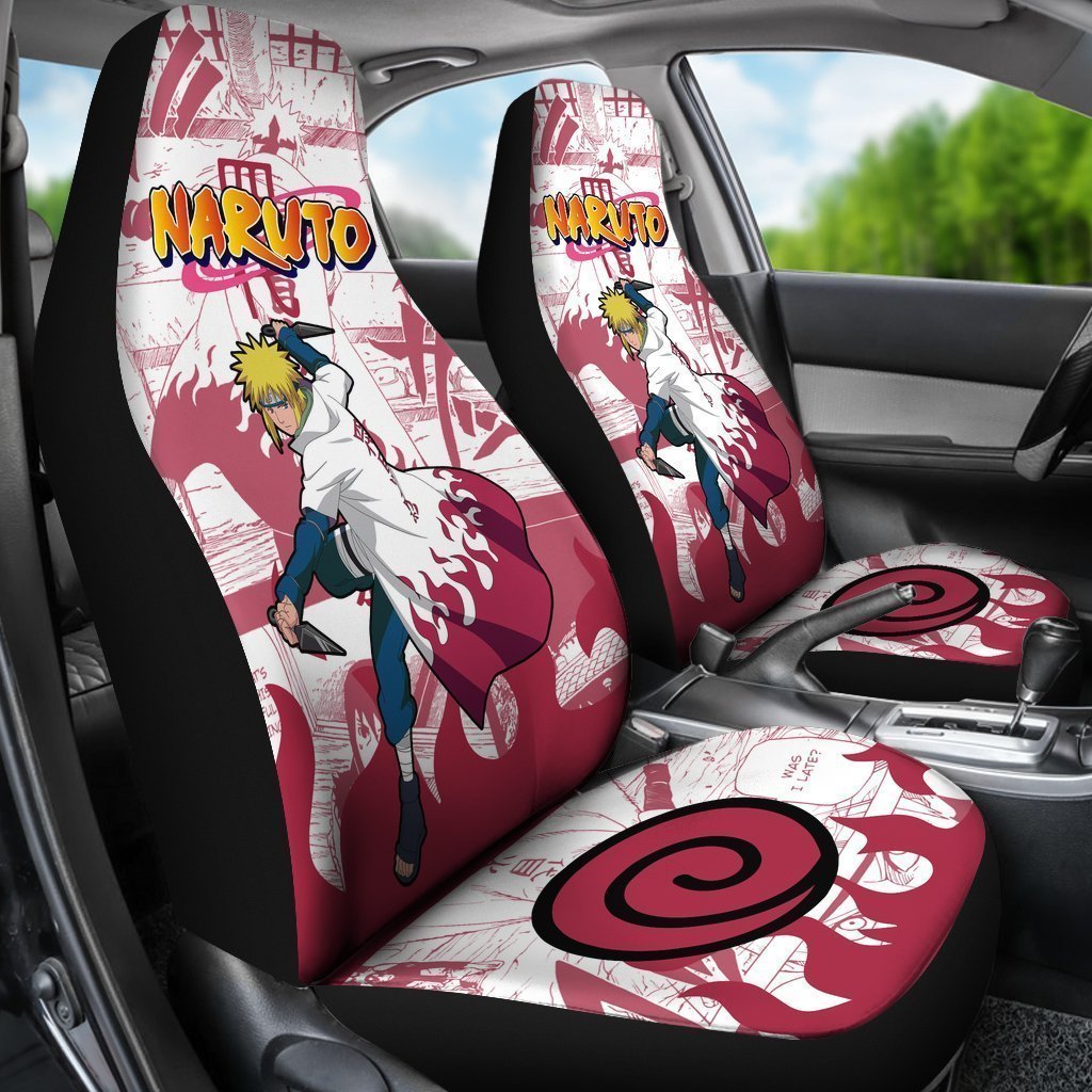 Uzumaki Minato Jutsu Car Seat Covers Custom Anime Car Accessories - Gearcarcover - 3