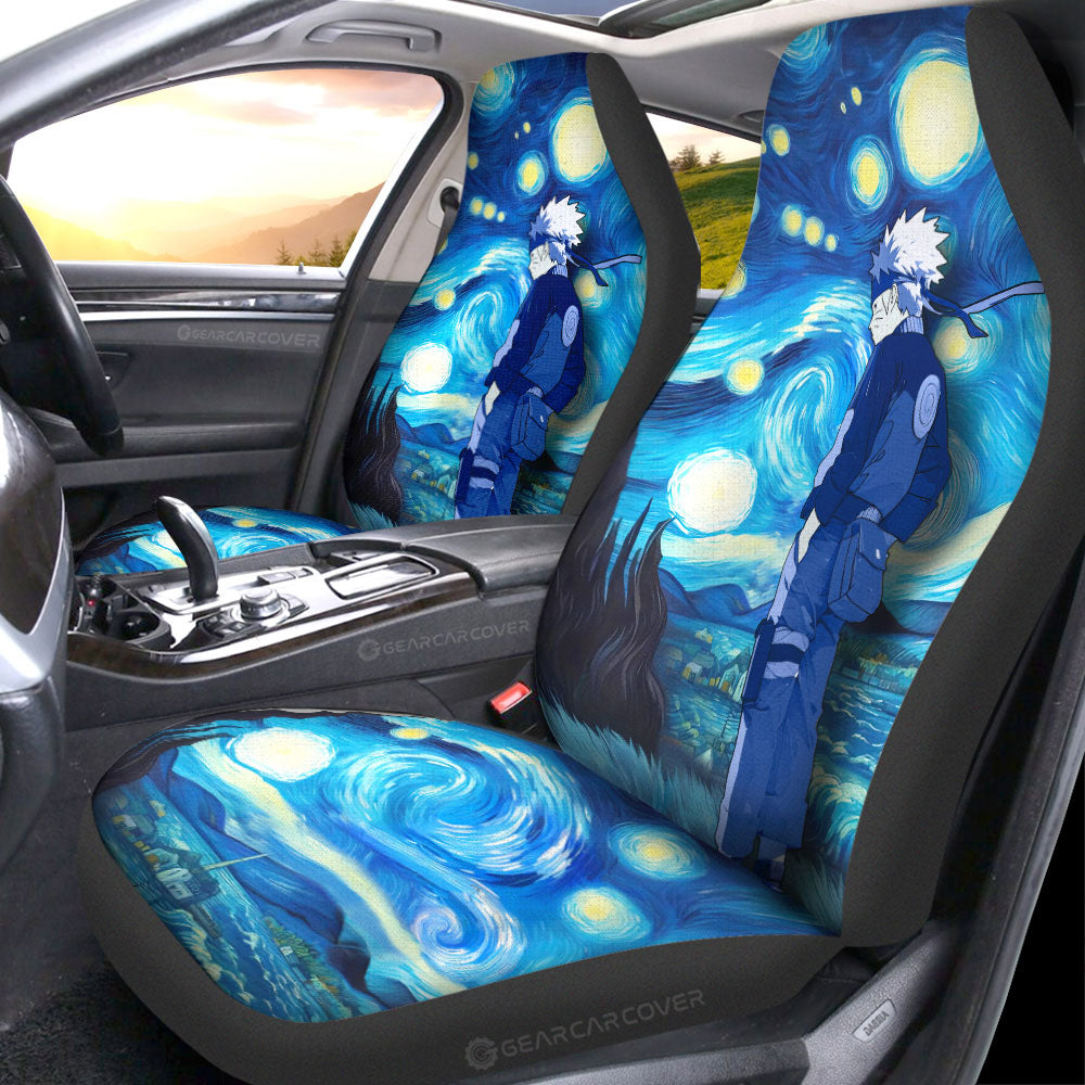 Uzumaki Naruto Car Seat Covers Custom Starry Night Styles - Gearcarcover - 1