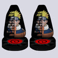 Uzumaki Quotes Car Seat Covers Custom Anime Car Accessoriess - Gearcarcover - 4