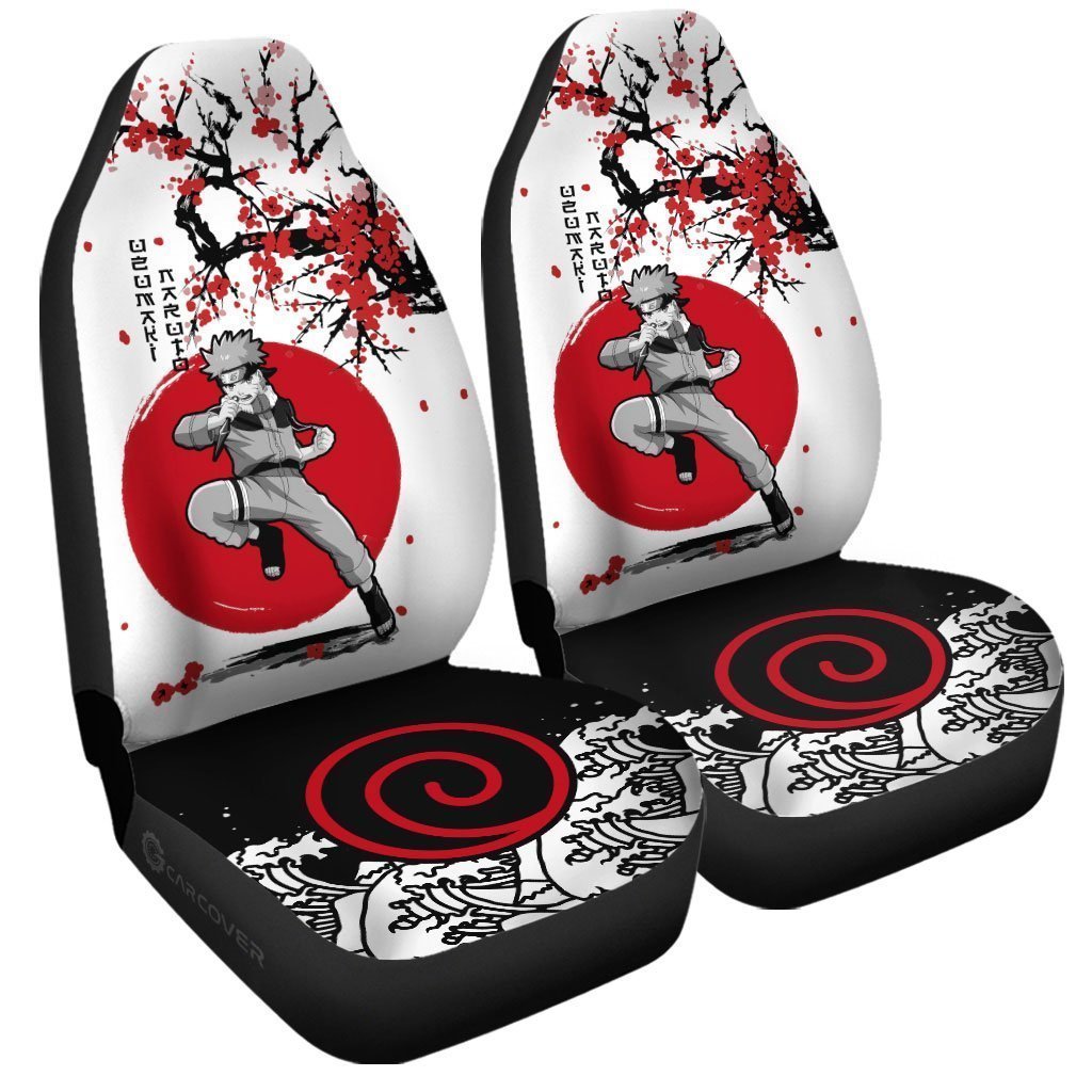 Uzumaki Sage Car Seat Covers Custom Japan Style Anime Car Interior Accessories - Gearcarcover - 3