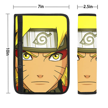 Uzumaki Seat Belt Covers Custom For Anime Fans - Gearcarcover - 1