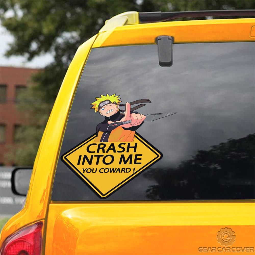 Uzumaki Warning Car Sticker Funny Custom Anime Car Decor - Gearcarcover - 3
