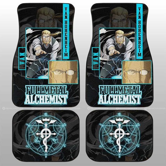 Van Hohenheim Car Floor Mats Custom Fullmetal Alchemist Anime - Gearcarcover - 2
