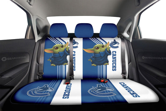 Vancouver Canucks Car Back Seat Covers Custom Car Accessories - Gearcarcover - 2