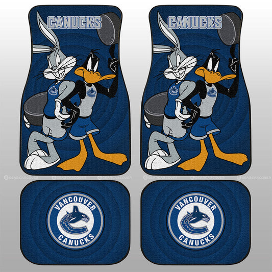 Vancouver Canucks Car Floor Mats Custom Car Accessories - Gearcarcover - 1