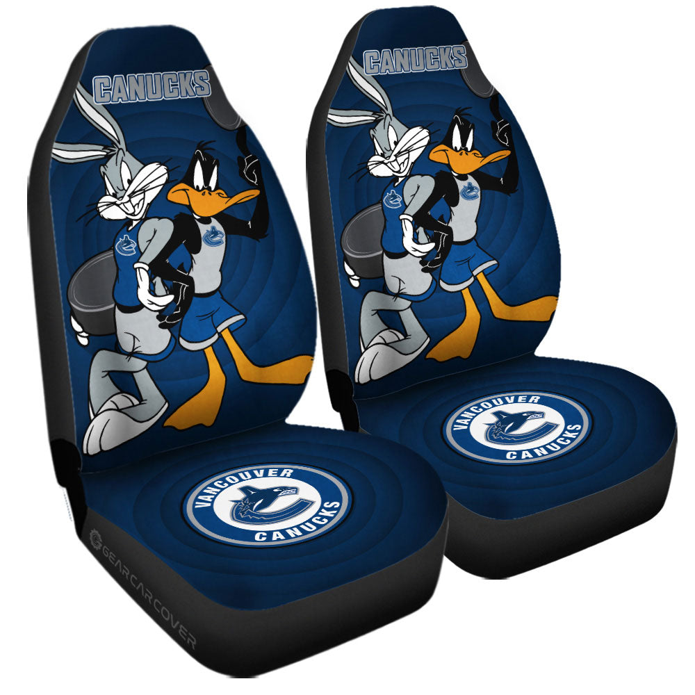 Vancouver Canucks Car Seat Covers Custom Car Accessories - Gearcarcover - 3