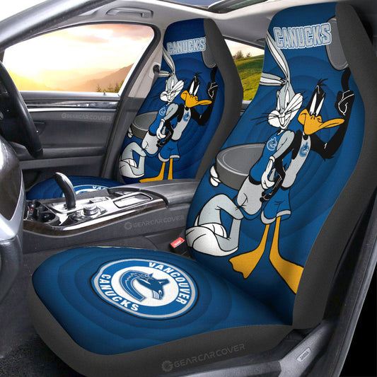 Vancouver Canucks Car Seat Covers Custom Car Accessories - Gearcarcover - 1