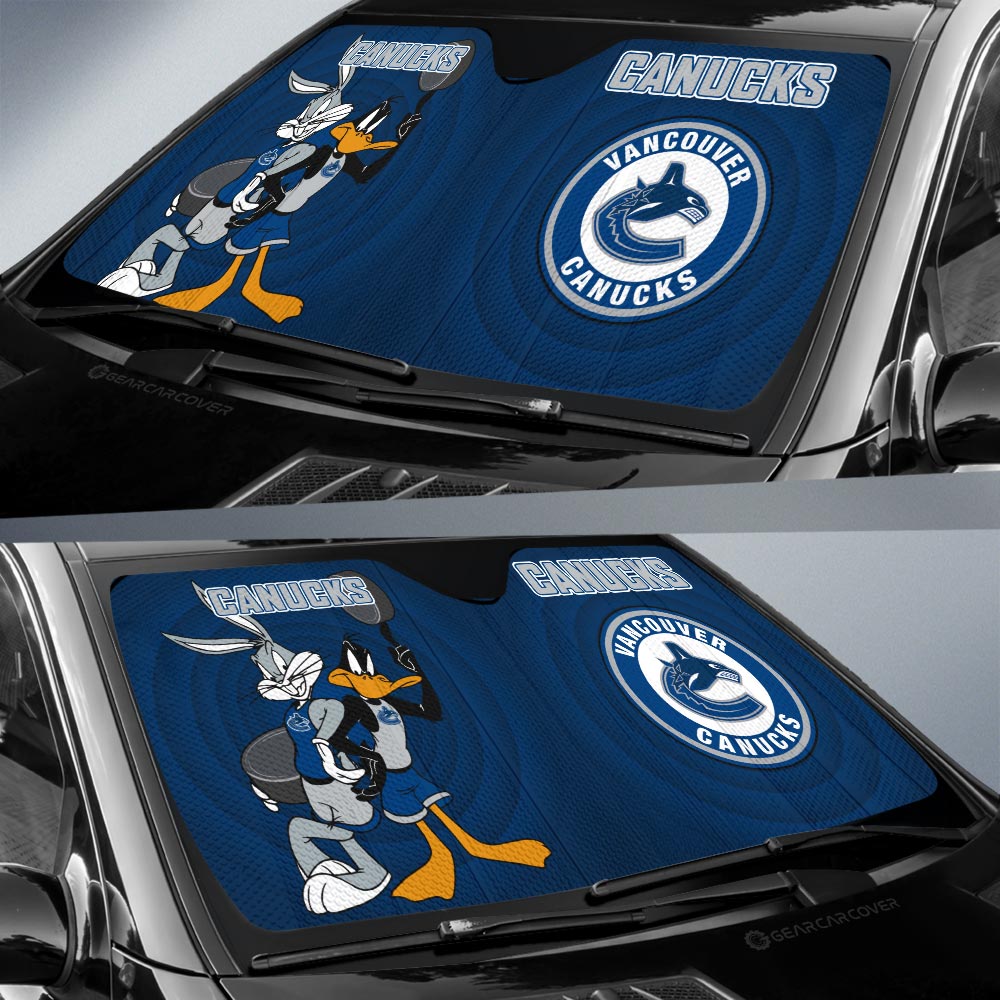 Vancouver Canucks Car Sunshade Custom Car Accessories - Gearcarcover - 2