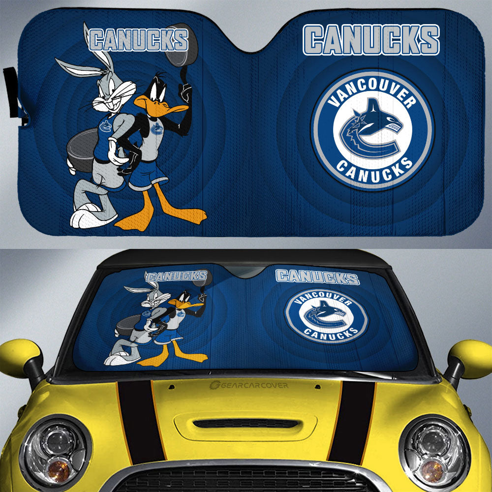 Vancouver Canucks Car Sunshade Custom Car Accessories - Gearcarcover - 1