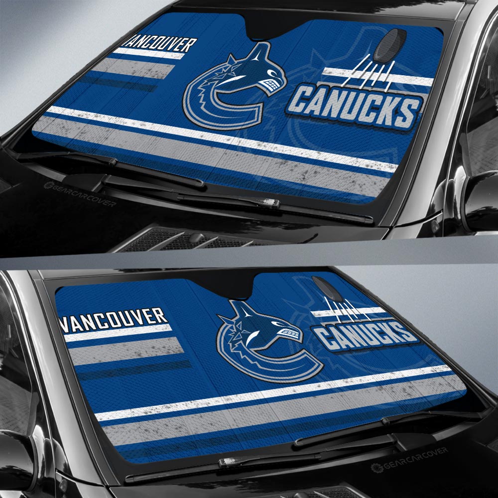 Vancouver Canucks Car Sunshade Custom Car Accessories - Gearcarcover - 2