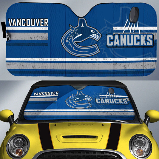 Vancouver Canucks Car Sunshade Custom Car Accessories - Gearcarcover - 1