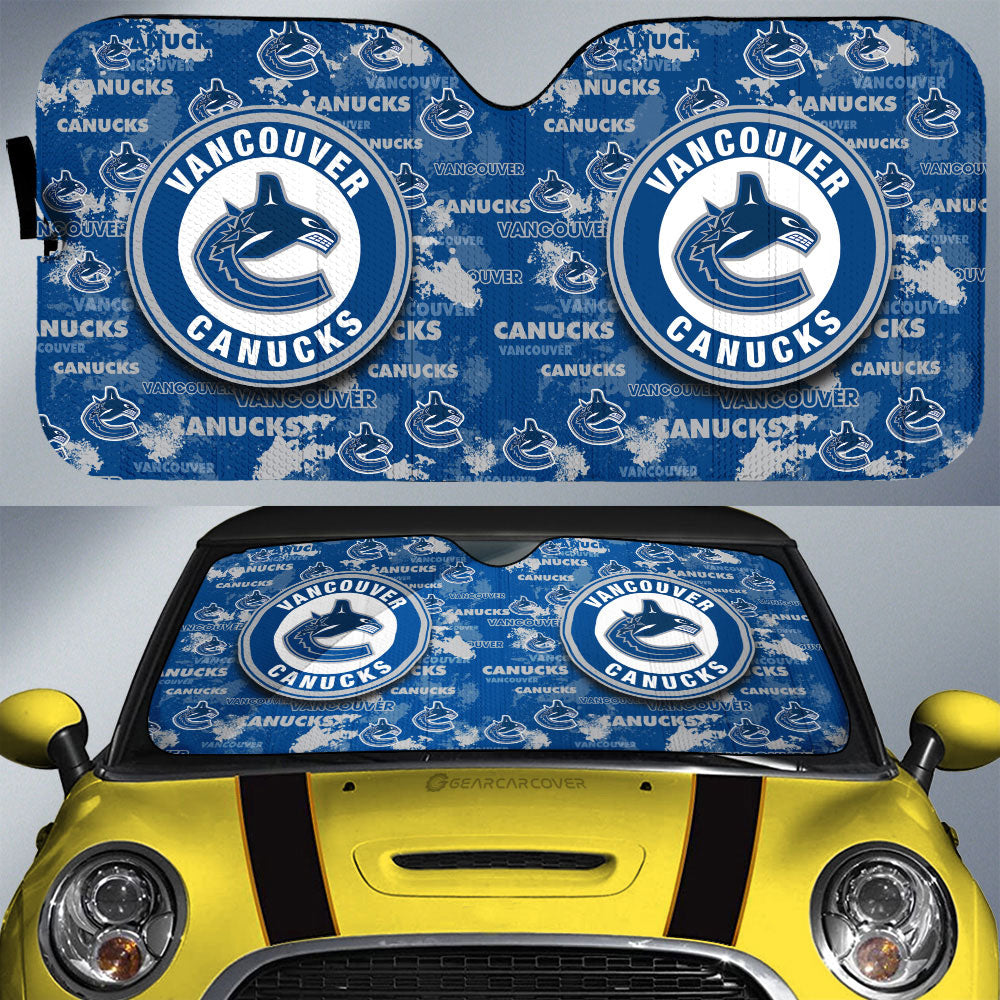 Vancouver Canucks Car Sunshade Custom Car Accessories - Gearcarcover - 1