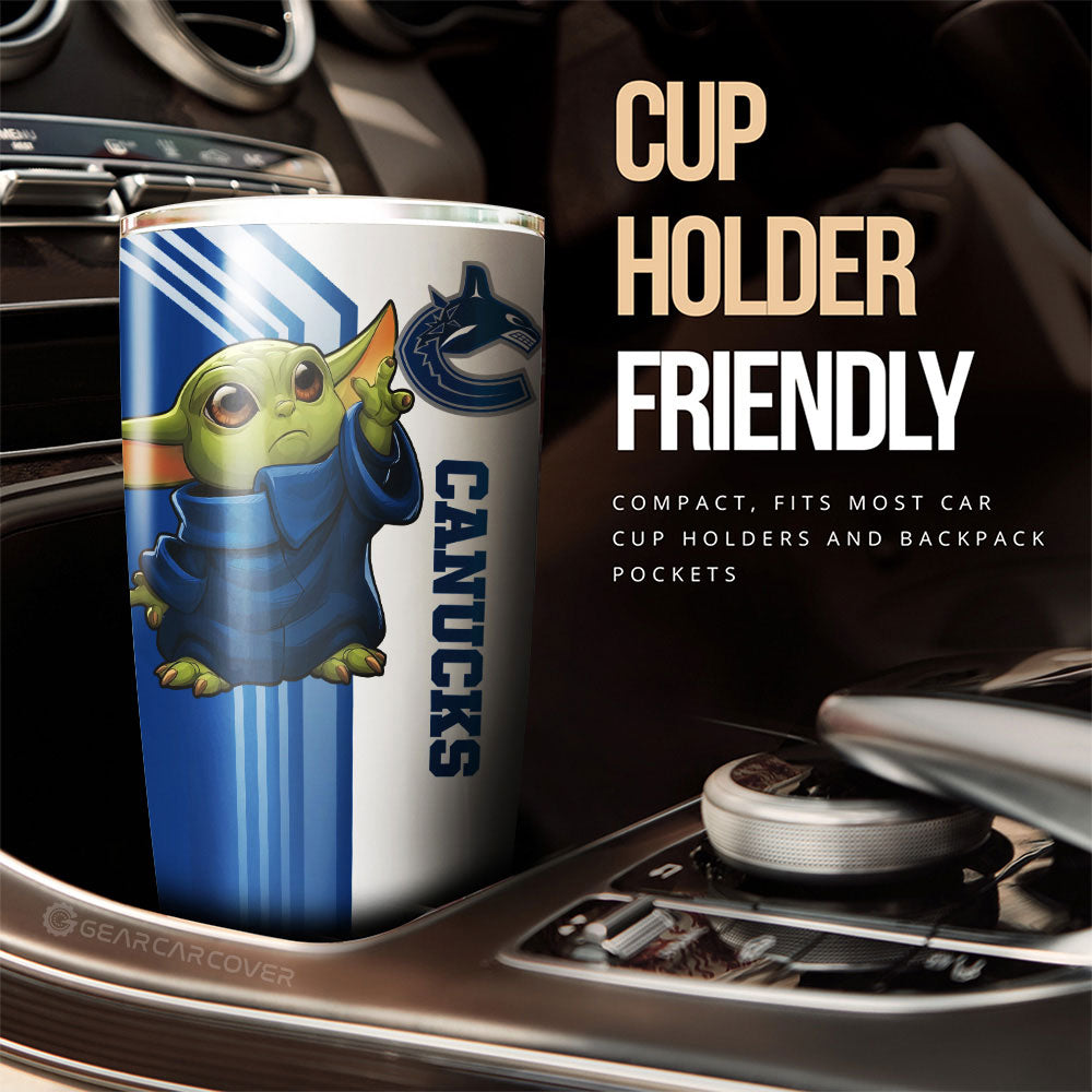 Vancouver Canucks Tumbler Cup Custom Car Accessories - Gearcarcover - 3