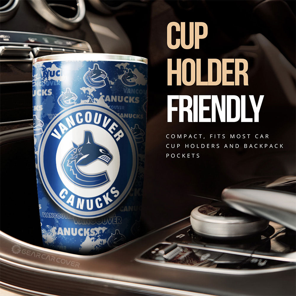 Vancouver Canucks Tumbler Cup Custom Car Accessories - Gearcarcover - 3