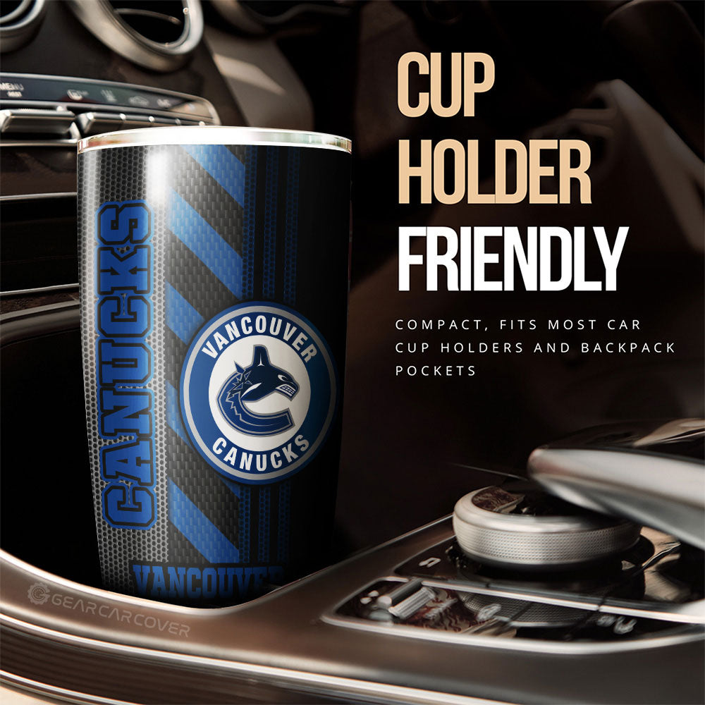 Vancouver Canucks Tumbler Cup Custom Car Accessories - Gearcarcover - 3