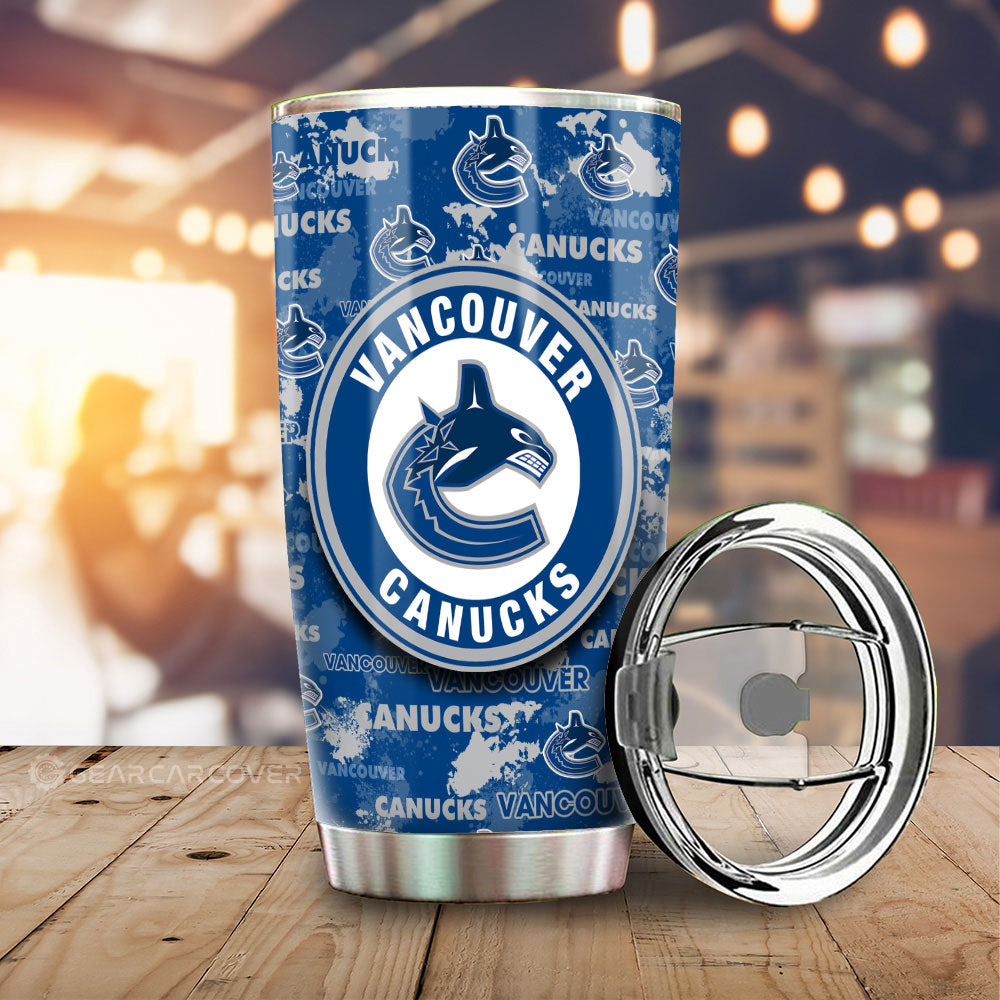 Vancouver Canucks Tumbler Cup Custom Car Accessories - Gearcarcover - 1
