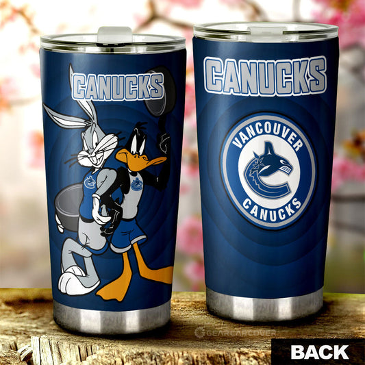 Vancouver Canucks Tumbler Cup Custom Car Accessories - Gearcarcover - 1
