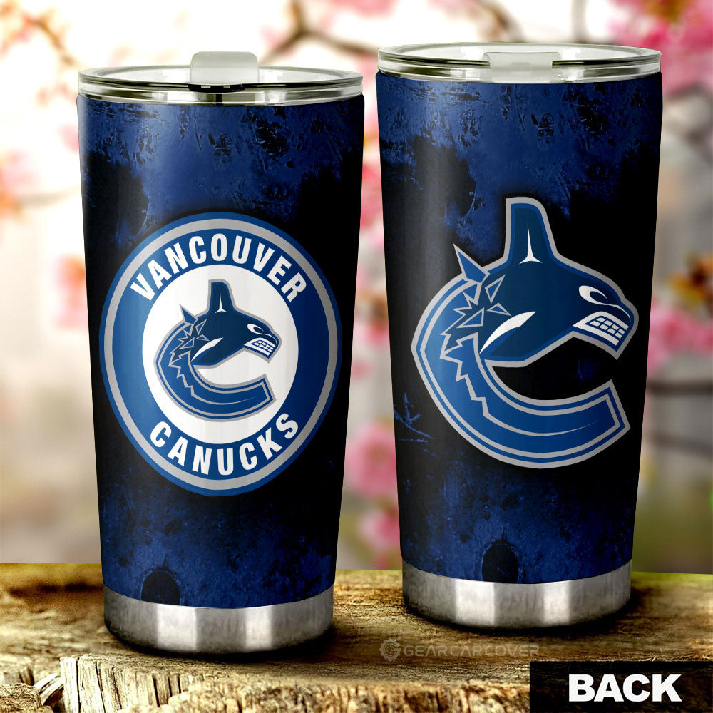 Vancouver Canucks Tumbler Cup Custom Car Accessories - Gearcarcover - 1