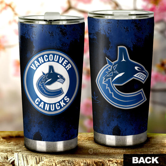 Vancouver Canucks Tumbler Cup Custom Car Accessories - Gearcarcover - 1