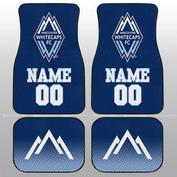 Vancouver Whitecaps FC Car Floor Mats Sporty Team Collection - Gearcarcover - 1