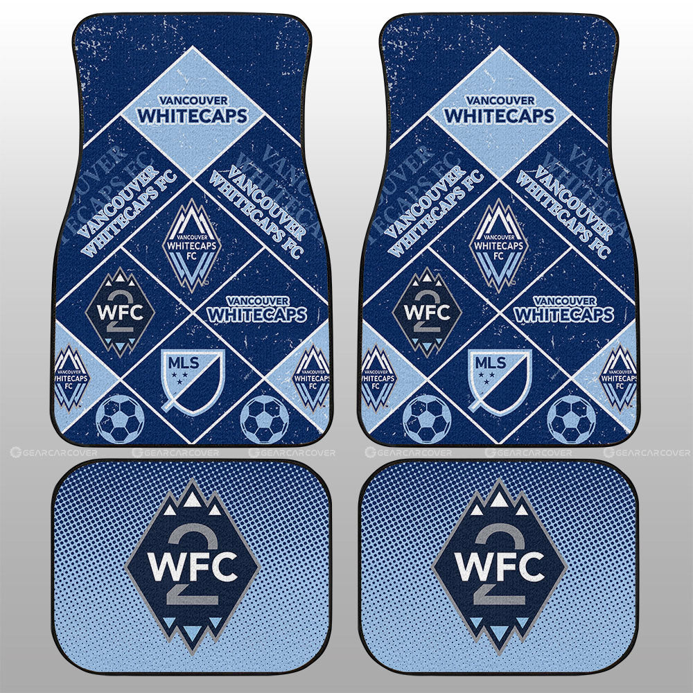 Vancouver Whitecaps FC Car Floor Mats Sporty Team Collection - Gearcarcover - 1