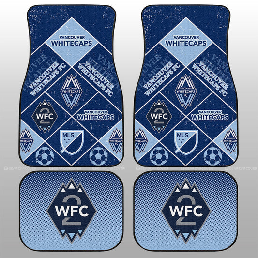 Vancouver Whitecaps FC Car Floor Mats Sporty Team Collection - Gearcarcover - 1