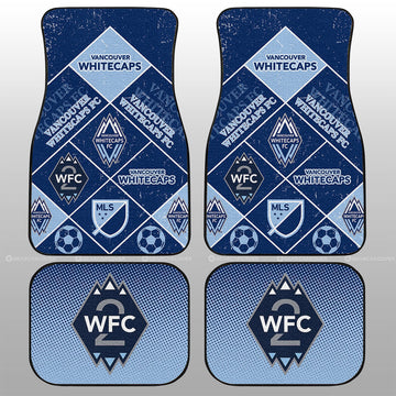 Vancouver Whitecaps FC Car Floor Mats Sporty Team Collection - Gearcarcover - 1