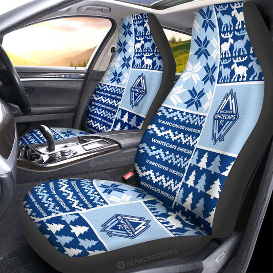 Vancouver Whitecaps FC Car Seat Covers Custom Ugly Style Car Accessories - Gearcarcover - 1