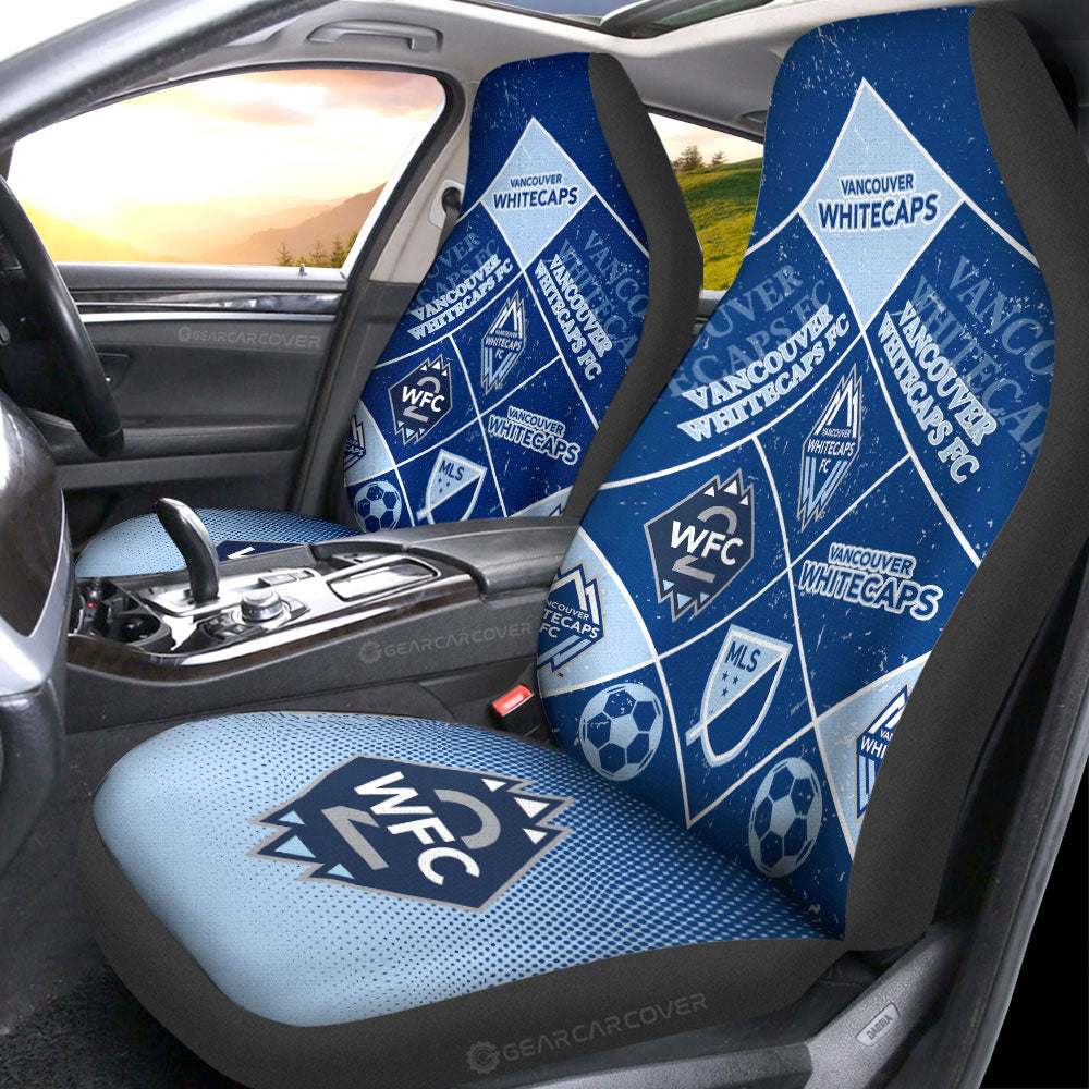 Vancouver Whitecaps FC Car Seat Covers Sporty Team Collection - Gearcarcover - 1