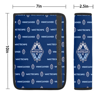 Vancouver Whitecaps FC Seat Belt Covers Sporty Team Collection - Gearcarcover - 1