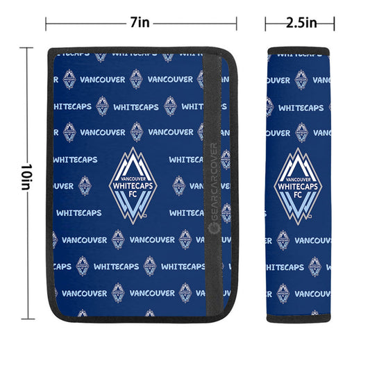 Vancouver Whitecaps FC Seat Belt Covers Sporty Team Collection - Gearcarcover - 1