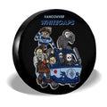 Vancouver Whitecaps FC Spare Tire Covers Horror Characters Car Accessories - Gearcarcover - 3