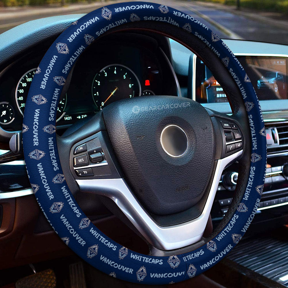 Vancouver Whitecaps FC Steering Wheel Cover Sporty Team Collection - Gearcarcover - 1