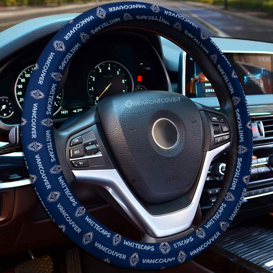 Vancouver Whitecaps FC Steering Wheel Cover Sporty Team Collection - Gearcarcover - 1