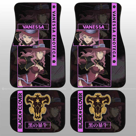 Vanessa Enoteca Car Floor Mats Custom Black Clover Anime - Gearcarcover - 2