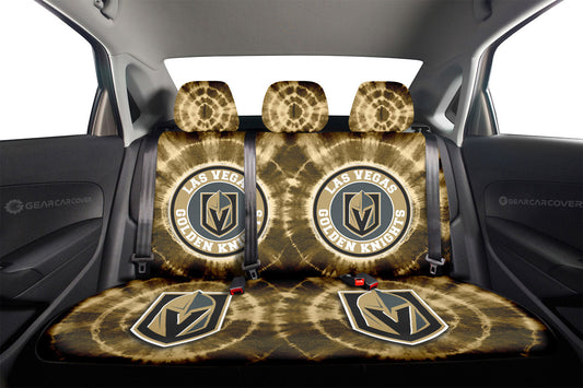 Vegas Golden Knights Car Back Seat Covers Custom Tie Dye Car Accessories - Gearcarcover - 2