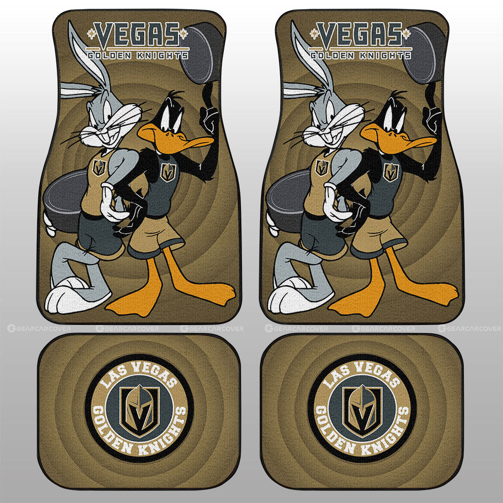 Vegas Golden Knights Car Floor Mats Custom Car Accessories - Gearcarcover - 1