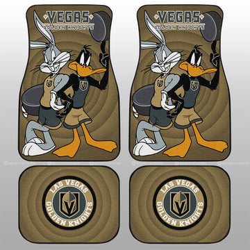 Vegas Golden Knights Car Floor Mats Custom Car Accessories - Gearcarcover - 1