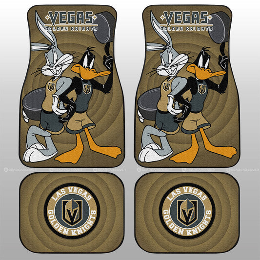 Vegas Golden Knights Car Floor Mats Custom Car Accessories - Gearcarcover - 1