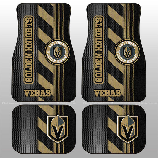 Vegas Golden Knights Car Floor Mats Custom Car Accessories - Gearcarcover - 1