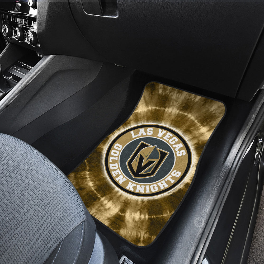 Vegas Golden Knights Car Floor Mats Custom Tie Dye Car Accessories - Gearcarcover - 3