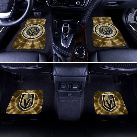 Vegas Golden Knights Car Floor Mats Custom Tie Dye Car Accessories - Gearcarcover - 2