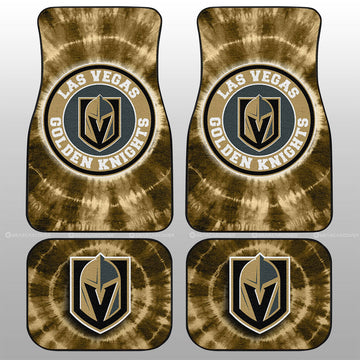 Vegas Golden Knights Car Floor Mats Custom Tie Dye Car Accessories - Gearcarcover - 1