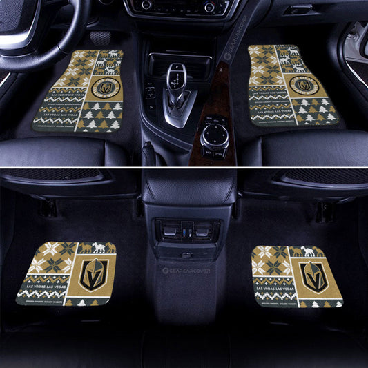 Vegas Golden Knights Car Floor Mats Custom Ugly Style Car Accessories - Gearcarcover - 2