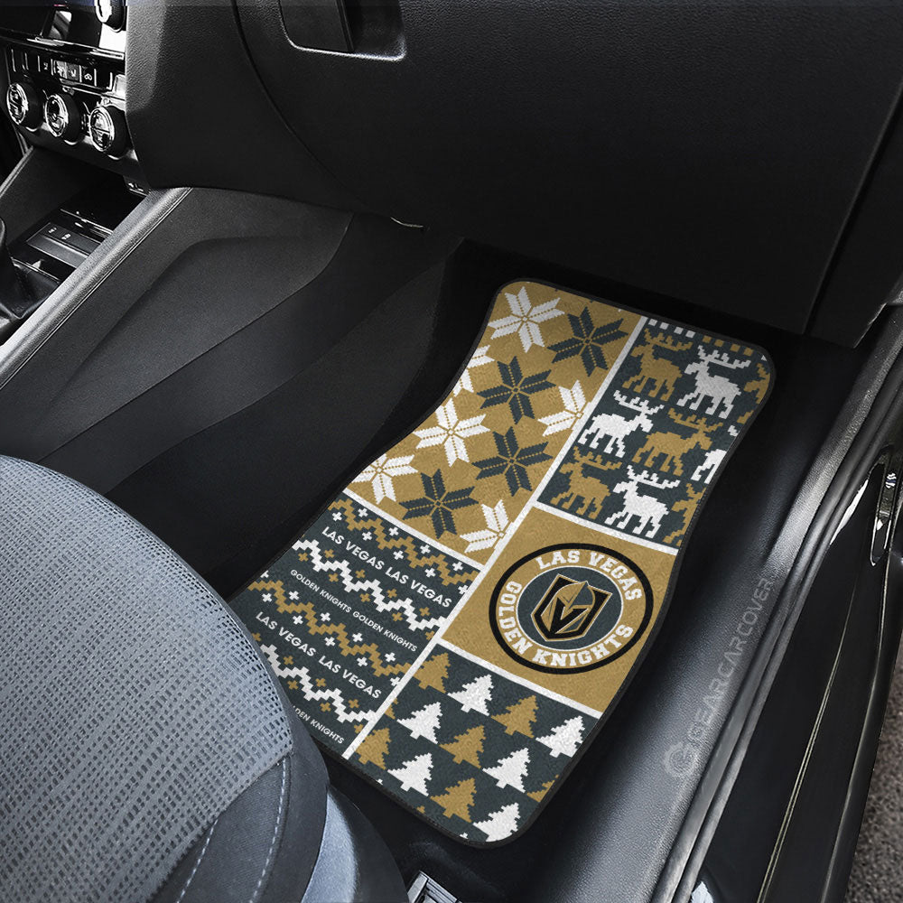 Vegas Golden Knights Car Floor Mats Custom Ugly Style Car Accessories - Gearcarcover - 3