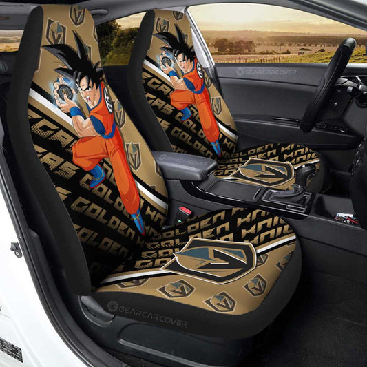 Vegas Golden Knights Car Seat Covers Goku Car Decorations For Fans - Gearcarcover - 1